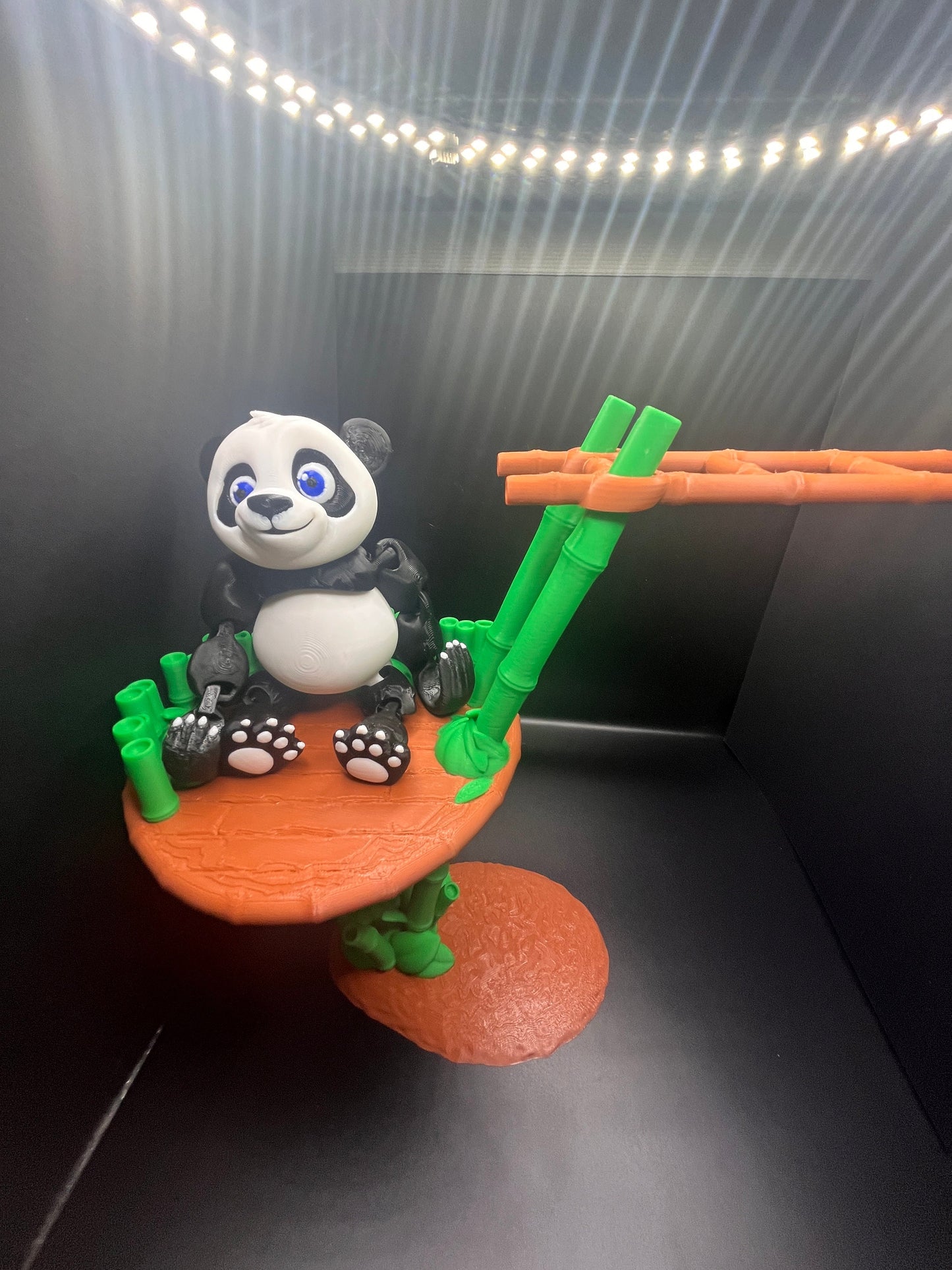 3D Printed Panda with Hangout