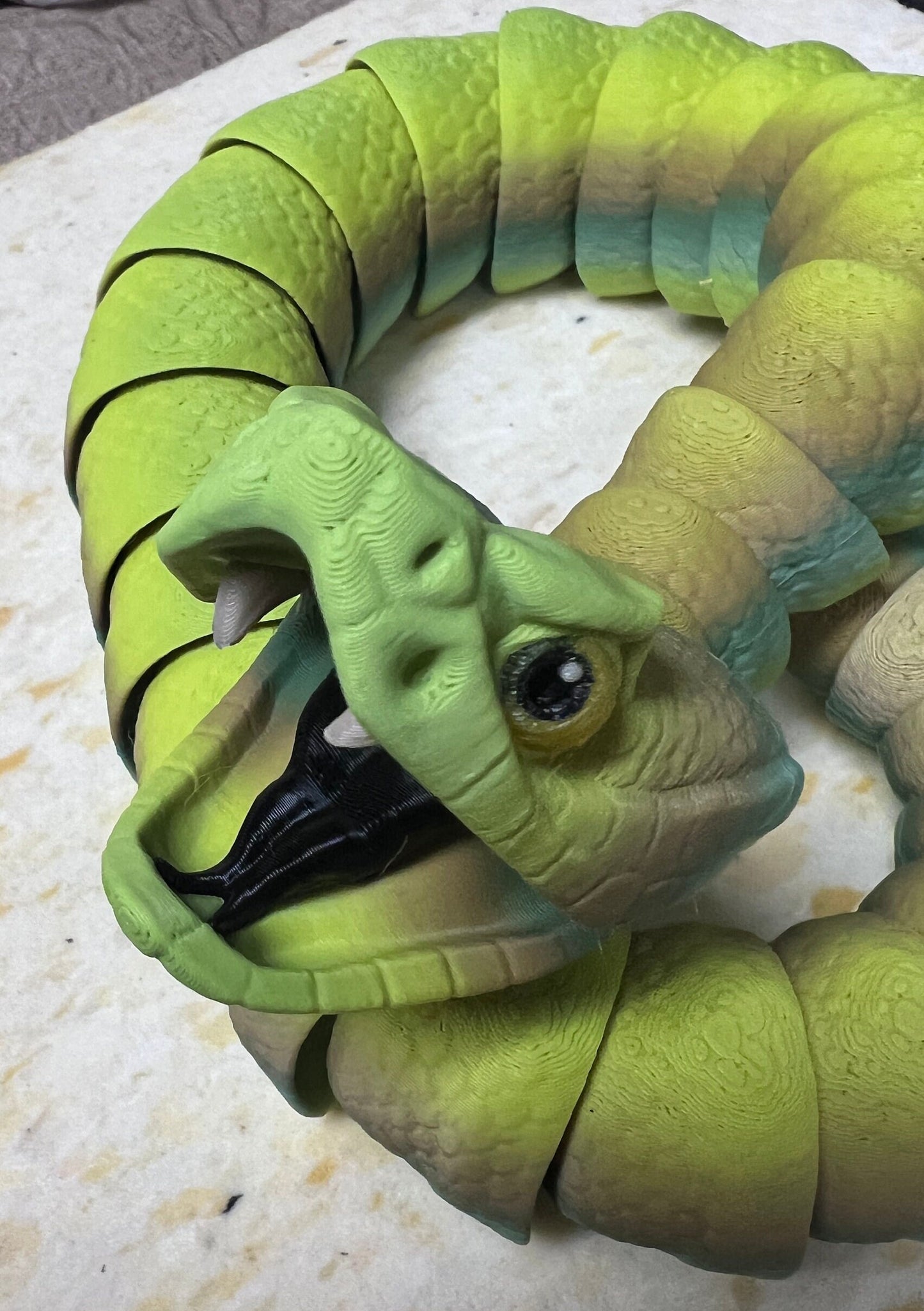 3D Printed Rattlesnake